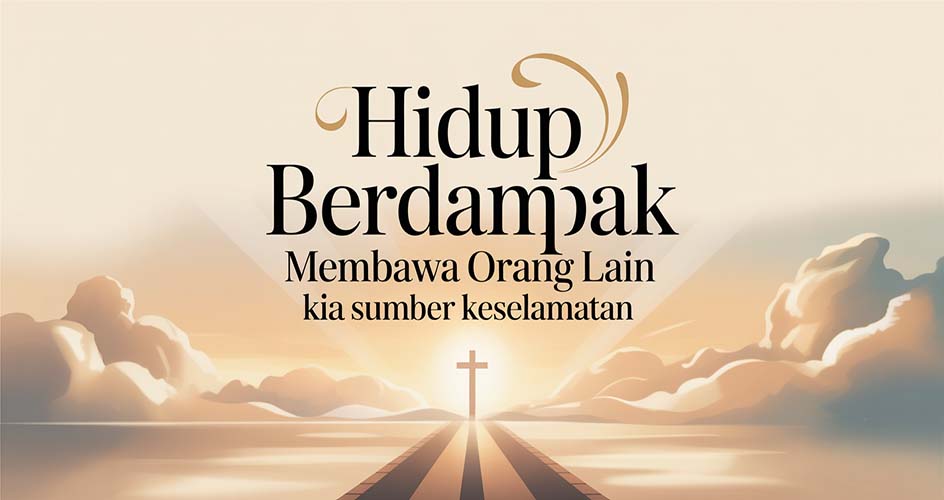 Hidup Berdampak Membawa Orang Lain Kepada Sumber Keselamatan